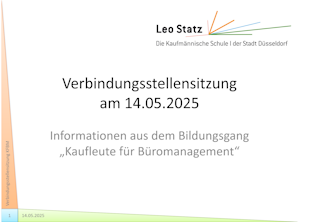 Konstruktiver Austausch in angenehmer Atmosphäre im Bildungsgang Kaufleute für Büromanagement